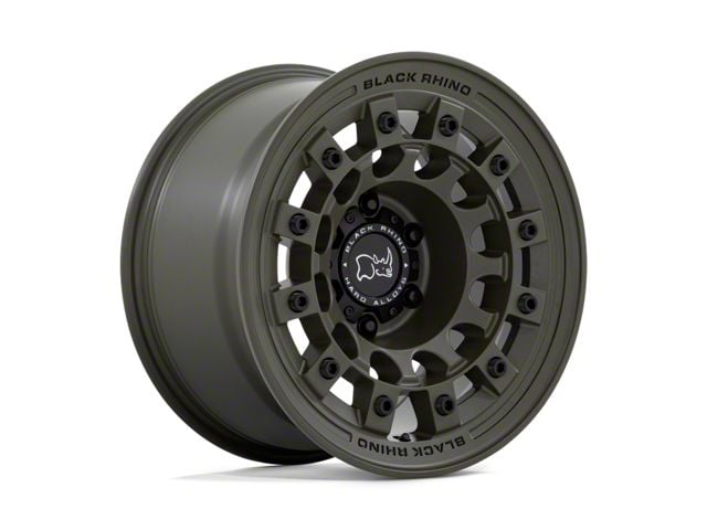 Black Rhino Fuji Olive Drab Green 6-Lug Wheel; 17x8; 20mm Offset (15-20 Tahoe)