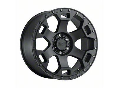 Black Rhino Gauntlet Semi Gloss Black with Gunmetal Bolts 6-Lug Wheel; 18x9; -18mm Offset (15-20 Tahoe)