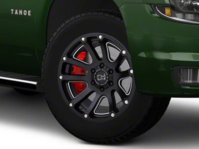 Black Rhino Highland Matte Black 6-Lug Wheel; 20x9.5; 12mm Offset (15-20 Tahoe)