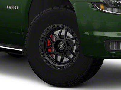 Black Rhino Kelso Matte Black 6-Lug Wheel; 17x9; 0mm Offset (15-20 Tahoe)