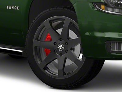 Black Rhino Mozambique Matte Black 6-Lug Wheel; 22x9.5; 25mm Offset (15-20 Tahoe)