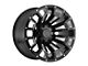 Black Rhino Pinatubo Gloss Black Milled 6-Lug Wheel; 22x12; -44mm Offset (15-20 Tahoe)