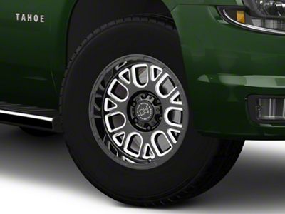 Black Rhino Pismo Gloss Black Milled 6-Lug Wheel; 18x9.5; -18mm Offset (15-20 Tahoe)
