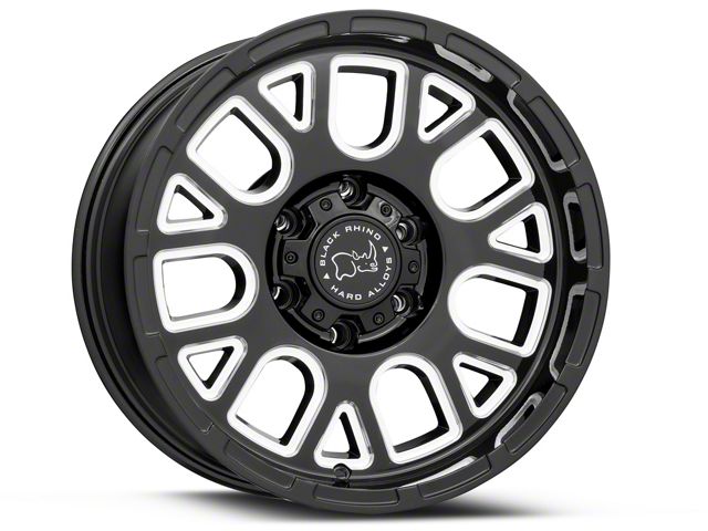 Black Rhino Pismo Gloss Black Milled 6-Lug Wheel; 20x9.5; 6mm Offset (15-20 Tahoe)