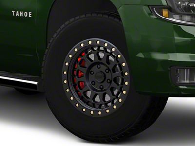 Black Rhino Primm Matte Black with Brass Bolts 6-Lug Wheel; 18x9.5; -12mm Offset (15-20 Tahoe)