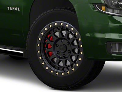 Black Rhino Primm Matte Black with Brass Bolts 6-Lug Wheel; 20x9.5; 12mm Offset (15-20 Tahoe)