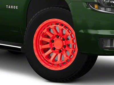 Black Rhino Raid Gloss Red 6-Lug Wheel; 20x9.5; -18mm Offset (15-20 Tahoe)