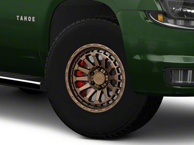 Black Rhino Raid Matte Bronze 6-Lug Wheel; 17x8.5; 0mm Offset (15-20 Tahoe)