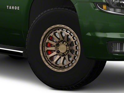 Black Rhino Raid Matte Bronze 6-Lug Wheel; 17x8.5; -18mm Offset (15-20 Tahoe)