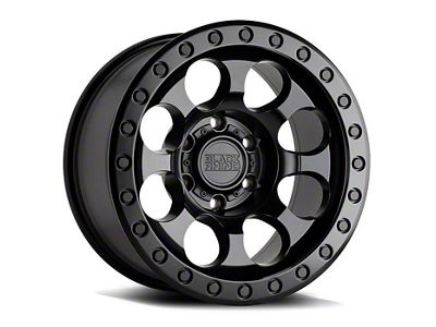 Black Rhino Riot Beadlock Matte Black 6-Lug Wheel; 17x8.5; 0mm Offset (15-20 Tahoe)