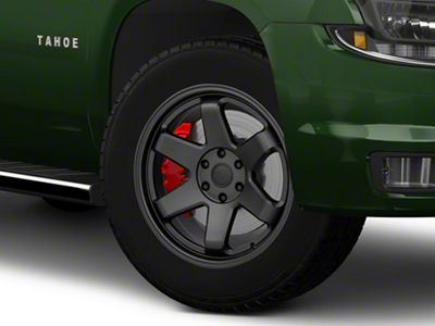 Black Rhino Roku Gunblack 6-Lug Wheel; 20x9.5; 12mm Offset (15-20 Tahoe)