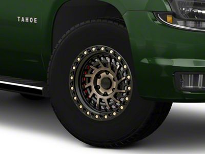 Black Rhino Shredder Matte Black with Machined Dark Tint 6-Lug Wheel; 17x9; 0mm Offset (15-20 Tahoe)