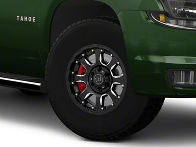 Black Rhino Sierra Gloss Black Milled 6-Lug Wheel; 17x9; -12mm Offset (15-20 Tahoe)