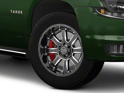 Black Rhino Sierra Gloss Black Milled 6-Lug Wheel; 20x10; -12mm Offset (15-20 Tahoe)