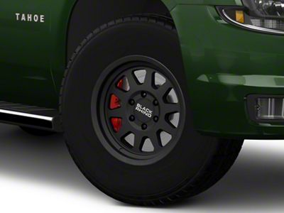 Black Rhino Stadium Matte Black 6-Lug Wheel; 17x9.5; -18mm Offset (15-20 Tahoe)