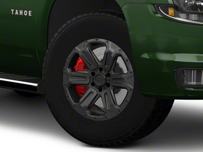 Black Rhino Wanaka Matte Black 6-Lug Wheel; 18x9; 12mm Offset (15-20 Tahoe)