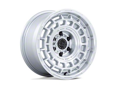 Black Rhino Awol Silver with Machined Face 6-Lug Wheel; 20x8.5; 12mm Offset (15-20 Yukon)