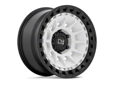 Black Rhino Barrage Gloss White on Matte Black 6-Lug Wheel; 18x9; 0mm Offset (15-20 Yukon)