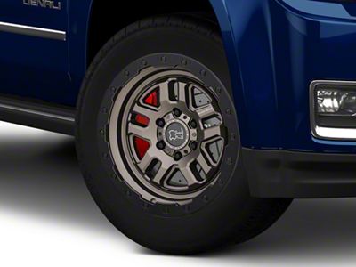 Black Rhino Barstow Matte Bronze with Matte Black Lip 6-Lug Wheel; 20x9.5; -18mm Offset (15-20 Yukon)