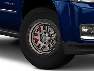 Black Rhino Barstow Matte Bronze with Matte Black Ring 6-Lug Wheel; 18x9.5; 12mm Offset (15-20 Yukon)