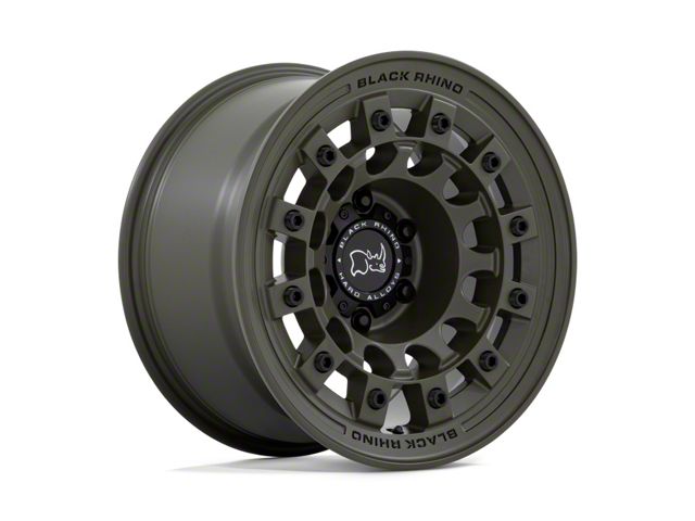 Black Rhino Fuji Olive Drab Green 6-Lug Wheel; 17x8; 20mm Offset (15-20 Yukon)