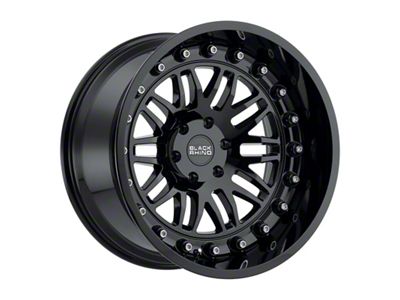 Black Rhino Fury Gloss Black 6-Lug Wheel; 17x9.5; 12mm Offset (15-20 Yukon)
