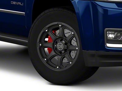 Black Rhino Glamis Matte Black 6-Lug Wheel; 18x9; -12mm Offset (15-20 Yukon)