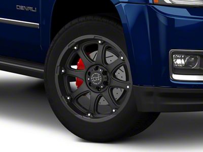 Black Rhino Glamis Matte Black 6-Lug Wheel; 20x9; 12mm Offset (15-20 Yukon)