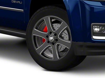 Black Rhino Haka Gloss Black Milled 6-Lug Wheel; 20x8.5; 45mm Offset (15-20 Yukon)
