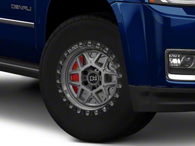 Black Rhino Kelso Battleship Gray 6-Lug Wheel; 17x9; -12mm Offset (15-20 Yukon)