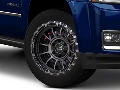 Black Rhino Legion Matte Black with Gray Tint 6-Lug Wheel; 20x10; -18mm Offset (15-20 Yukon)