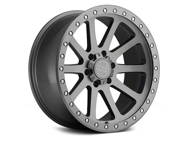 Black Rhino Mint Gloss Graphite 6-Lug Wheel; 18x9; -12mm Offset (15-20 Yukon)