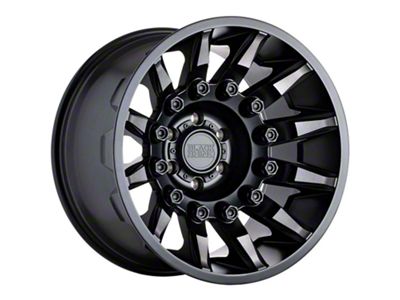 Black Rhino Mission Matte Black with Machined Tinted Spoke 6-Lug Wheel; 20x11.5; -44mm Offset (15-20 Yukon)