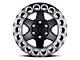 Black Rhino Odessa Matte Black with Machined Tint Lip and Milled Rings 6-Lug Wheel; 17x9.5; -18mm Offset (15-20 Yukon)