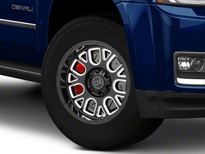 Black Rhino Pismo Gloss Black Milled 6-Lug Wheel; 18x9.5; -18mm Offset (15-20 Yukon)