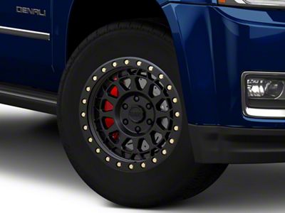 Black Rhino Primm Matte Black with Brass Bolts 6-Lug Wheel; 18x9.5; -12mm Offset (15-20 Yukon)