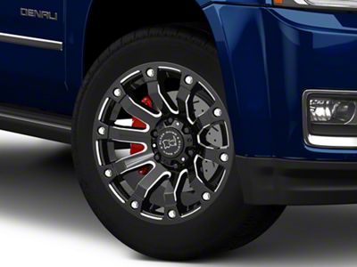 Black Rhino Selkirk Gloss Black Milled 6-Lug Wheel; 20x9; 12mm Offset (15-20 Yukon)