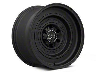 Black Rhino Solid Matte Black 6-Lug Wheel; 17x9.5; -12mm Offset (15-20 Yukon)