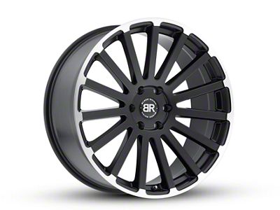 Black Rhino Spear Matte Black Machined 6-Lug Wheel; 20x9; 15mm Offset (15-20 Yukon)