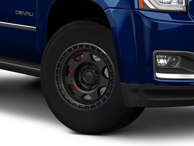 Black Rhino Voyager Matte Black 6-Lug Wheel; 17x8.5; 0mm Offset (15-20 Yukon)