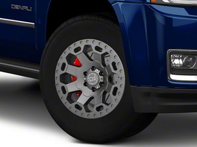Black Rhino Warlord Matte Gunmetal 6-Lug Wheel; 18x9; -12mm Offset (15-20 Yukon)