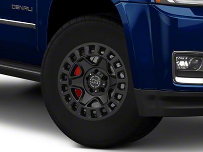 Black Rhino York Matte Black 6-Lug Wheel; 17x9; -12mm Offset (15-20 Yukon)