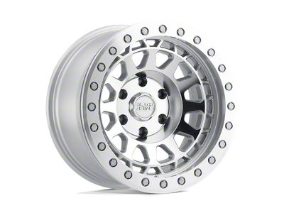Black Rhino Primm Silver with Mirror Face and Machined Ring 8-Lug Wheel; 17x9; 0mm Offset (17-22 F-250 Super Duty)