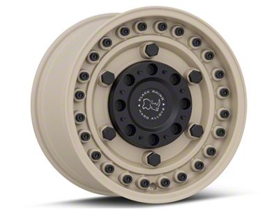 Black Rhino Armory Desert Sand 6-Lug Wheel; 17x9.5; -18mm Offset (99-06 Sierra 1500)