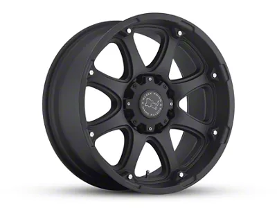 Black Rhino Glamis Matte Black 6-Lug Wheel; 18x9; -12mm Offset (99-06 Sierra 1500)