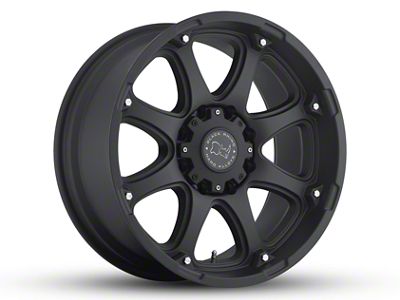 Black Rhino Glamis Matte Black 6-Lug Wheel; 20x9; -12mm Offset (99-06 Sierra 1500)