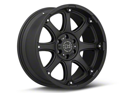 Black Rhino Glamis Matte Black 6-Lug Wheel; 20x9; 12mm Offset (99-06 Sierra 1500)