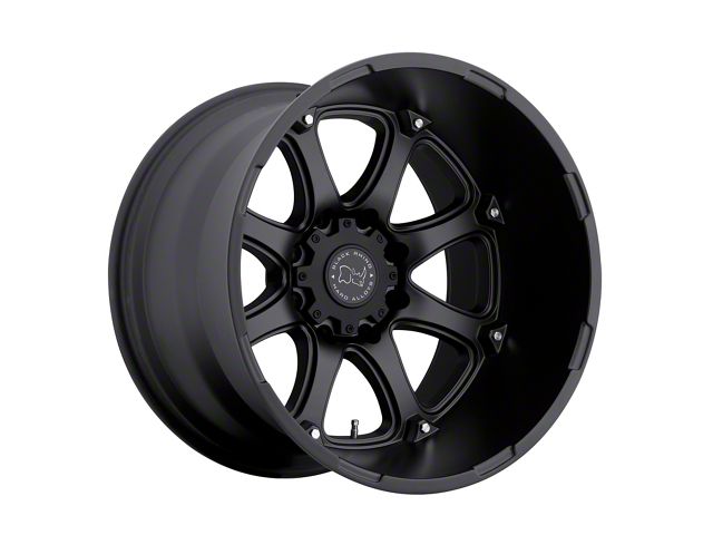 Black Rhino Glamis Matte Black 6-Lug Wheel; 22x14; -74mm Offset (99-06 Sierra 1500)