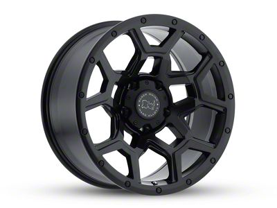Black Rhino Overland Matte Black 6-Lug Wheel; 18x9.5; 6mm Offset (99-06 Sierra 1500)