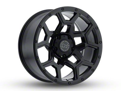 Black Rhino Overland Matte Black 6-Lug Wheel; 20x9.5; 6mm Offset (99-06 Sierra 1500)